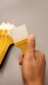 3Pcs Barbecue Brushes High Temperature Resistant Non-linting Cake Baking Plastic Handle Barbecue Kitchen Tool Brush Three-piece Set