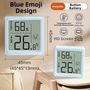 deli | Accurate Mini Temperature and Humidity Monitor for Baby Room