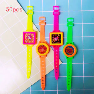 50 Pieces 3D Watch Toys Kids Birthday Party Gift Supplies Easter Pinata Filler Small Gift Bags Sports Themed Party Rewards
