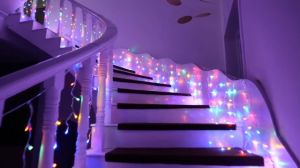 3.5M Solar outdoor waterproof ice bar lamp Christmas lights Ramadan decorative lamp curtain light Home decorative fairy lights fairy tale lamp icicle lamp festival lamp string Mall street decorative LED string lights,xmas Gift solar light