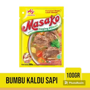 MASAKO PENYEDAP RASA SAPI KEMASAN 6 X 100GR