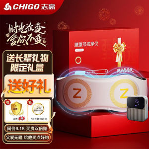Chigo Waist Massager Warm Belt Vibration Heating Therapy Tool for Back Pain Relief Lumbar Region Hot Compress Massage