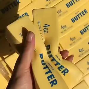 2S Butter Stick Squishy Toy Slow Rising Squeeze Toy Butter Bar Brick Squishy Fidget Toy Anti Stress Release Hand Relax Toy Gift