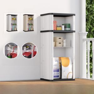 Outdoor Balcony Storage Cabinet Garden Courtyard Storage Box Waterproof Sun Protection Miscellaneous Items Storage Cabinet