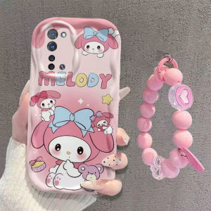 Suitable for Oppok7x Phone Case New Arrival K7 Fun Melody Cute Pclm50 Student Girlfriends Perm00 Cartoon Protection Creative Silicone Airbag Anti-Fall Shell Good-looking Trending Unique Tide