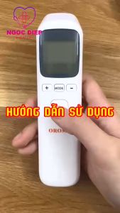 (HỏaTốc1h) Nhiệt kế hồng ngoại Oromi CK-T1502 đo nhiệt độ trán đo nước thức ăn môi trường cho bé người lớn chính hãng