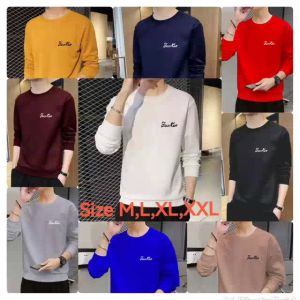 Bisa COD Sweater Keren Crewneck Elegan Kaos Pria Trendy Sweatshirt Kasual Sweter Baju Feun Kerr New