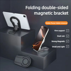 For MagSafe Cellphone Grip Double Sided Magnetic Portable Foldable Desk Car Phone Holder Tablet Support Stand Bracket Grip Tok