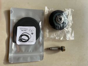 Combo 3 gồm 1 dây curoa + 1 Bánh tỳ + 1 trục đỡ lồng cho máy sấy Whirlpool Maytag Kenmore và Roper Sears