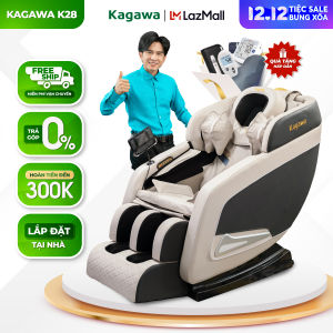 Ghế massage toàn thân KAGAWA K28 Pro [CAO CẤP] công nghệ mát xa nhiệt hồng ngoại tân tiến đa chức năng công nghệ quét AI dò tìm huyệt đạo túi khí miễn phí vận chuyển