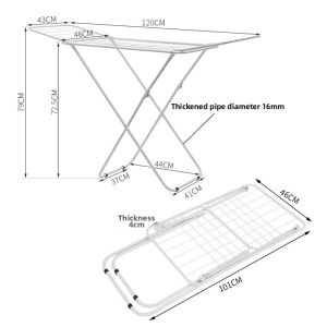 MEISITEKEKE | Foldable Indoor Outdoor Drying Rack