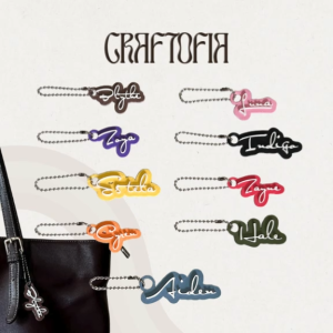 CRAFTOFIA Taylor Swift Personalized Name Keychain/ Name Charm/ Giveaways I Premium 3D Printed PLA