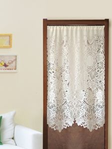 Vách Ngăn Cửa Sổ Phong Cách Hàn Quốc Màu Trơn Phòng Bếp Vách Ngăn Phong Thủy Nửa Cửa Sổ Vải Chống Muỗi Vách Ngăn Phòng Ngủ