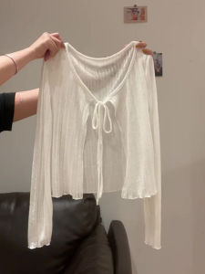Plus Size Light Silk Blouse Cover Up