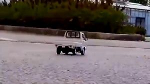 Mainan Mobil Remote Control Carry Cargo Box Truck Drift Skala 1:16 Baterai Cas