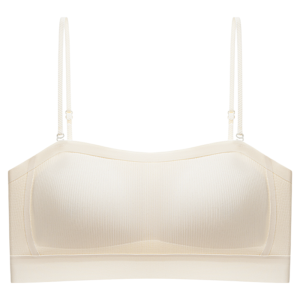 MiiOW | Invisible Backless Bra Womens Summer Thin Style Gathered Strapless Tube Top Anti-exposure Full Cup Bra Young Ladies Underwear