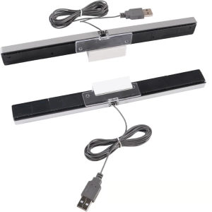 USB Sensor Bar for Wii Replacement Wired Infrared Ray Sensor Bar for Nintendo Wii and Wii U Console