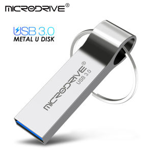 Metal USB Flash Drive Pendrive 16GB 32GB 64GB High Speed Memory Stick USB3.0 Disk 128GB Waterproof Key Ring