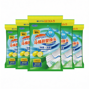 Single-use All-angle Water-soluble Disinfecting Cleaner Heads