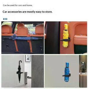 2 PCS Car Umbrella Holder With Sturdy Non Slip Grip Tool Free Installation Perfect For SUVs Keeping Interior Clean Tidy