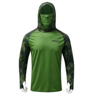 Quick Dry Long Sleeve Fishing Tee For Wild River Boat Fishing Outdoor Camping Angling Enthusiasts Wrinkle‑Proof Cooling Top