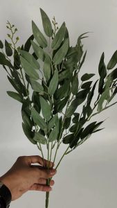 Daun Willow & Eucalyptus Plastik: Hiasan Dekorasi Import Murah