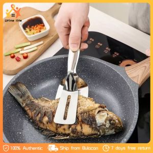Stainless Steel Food Tongs Food Clip Frying Shovel Clip Fried Fish Steak Shovel Kitchenware Fried Food Tongs Spatula Tong Food Clip
