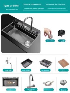DXD | Washing Vegetables and Dishes Stainless Steel Single Large Sink