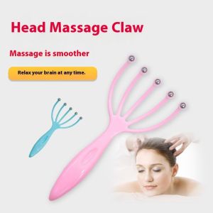 Massage đầu móng vuốt gãi đầu massage đầu r năm móng vuốt Lược Massage bóng gãi da đầu kinh tuyến NẠO VÉT