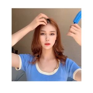 Hộp 2 Kẹp phồng tóc mái lô uốn chân tóc búi tạo kiểu bằng nhựa