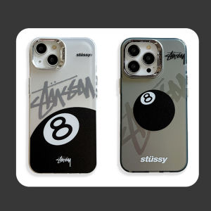 Fashionable Table Tennis Themed iPhone Case Full Cover Hard Bottom Matte Silver Plated Compatible with Apple 15Promax 14 And More