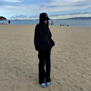 High Waist Straight Leg Black Jeans Women Slim Fit Stretch Narrow Version Wide Leg Pants Smoke Tube Pants Extended Length