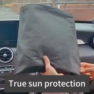 AOZI Car Window Sun Shade Foldable Front Car Sunshade Sun Blocker Fits Sedans SUVs Hatchbacks Proton Perodua Axia Alza Myvi Honda Toyota Nissan Car Accessories