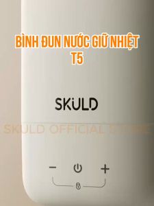 Bình hâm nước tích điện hâm sữa SKULD T5 Kiểm tra chất lượng nướcThanh trùng An toàn cho bé 400ml
