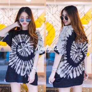 LazLOOK 💥 ส่งฟรี❗️37. รวมแบบ* เสื้อยืดมัดย้อม ผ้าคอตต้อนเกรดพรีเมี่ยม เนื้อนุ่ม ใส่สบาย ไม่ย้วย อกผ้า46” ยืดได้ถึง48” ยาว 27” พร้อมส่ง ส่งไวมากๆ จาก กทม. จ้า คอกลม ธรรมดา ลำลอง เสื้อคอวี Clothing Lady Women ผู้หญิง Tshirt ผู้ชาย