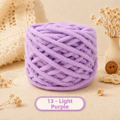 NUANYANGYANG | Thick Colored Wool Yarn For Handmade Scarf Slippers DIY 1 ball