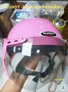 Mũ bảo hiểm nửa đầu có kính SUNDY A33 - cho namnữ - nhiều màu