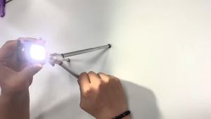 1 PC Rechargeable  Mini Flashlight LED Light Keychain for Indoor Outdoor Sports Camping Lighting