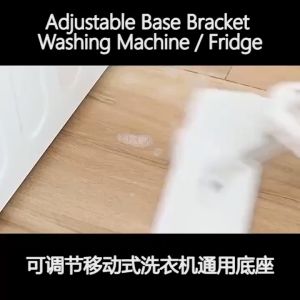 【Malaysia Stock Ready】 Anti Vibrate Base Bracket Washing Machine Fridge Stand Heavy Duty Movable Flexible Universal Locking Base Wheels Penyokong Tapak Mesin