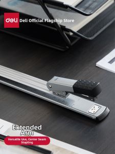 deli | Extended Arm Center Stitch Stapler 12 Standard Size