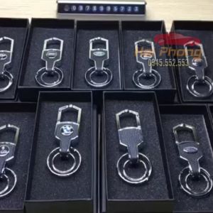 Móc khóa da cao cấp logo hãng Toyota - kiA - Hyundai- Mazda - Honda - ford