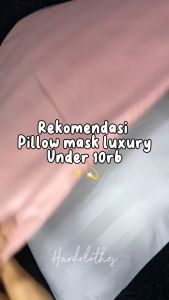 Satu Pasang Sarung Bantal dan Guling Tidur Polos Emboss Resleting Bahan Lembut Adem 60x45 cm