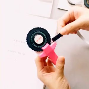 HOMEKING | MOTEX LABEL MAKER TW - 101 / LABEL REFILL TAPE TWT - 9 (9mm x 3m) / KOREA MADE / TAPE WRITER MOTEX / MOTEX Wheel Label Marker + Refill Tape