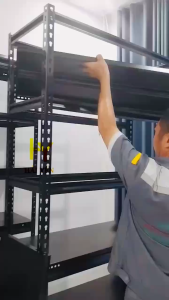 Kệ Gài Sắt V Lỗ Đa Năng R500xD800 - Trắng Đen