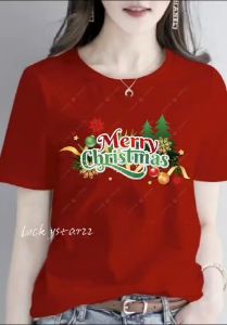 KAOS MOTIF MERRY CHRISTMAS/TERBARU/KAOS TRENDY/POLOS PRIA WANITA
