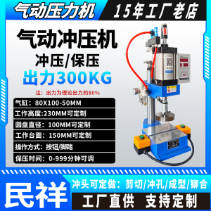 Pneumatic Single Column Pressure Machine Precision Stamping Machine Nut Riveting Machine Beer Machine Bearing Pressing Machine