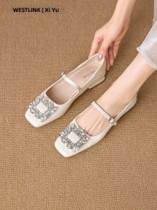 New French Style Comfort Soft Sole One-strap Shoes
