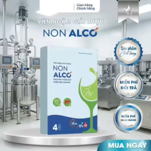 Viên Ngậm Giải Rượu Non Alco hộp 12 viên giải rượu chỉ sau 40 phút-Hạ Nồng Độ Cồn Tỉnh Táo Tức Thì