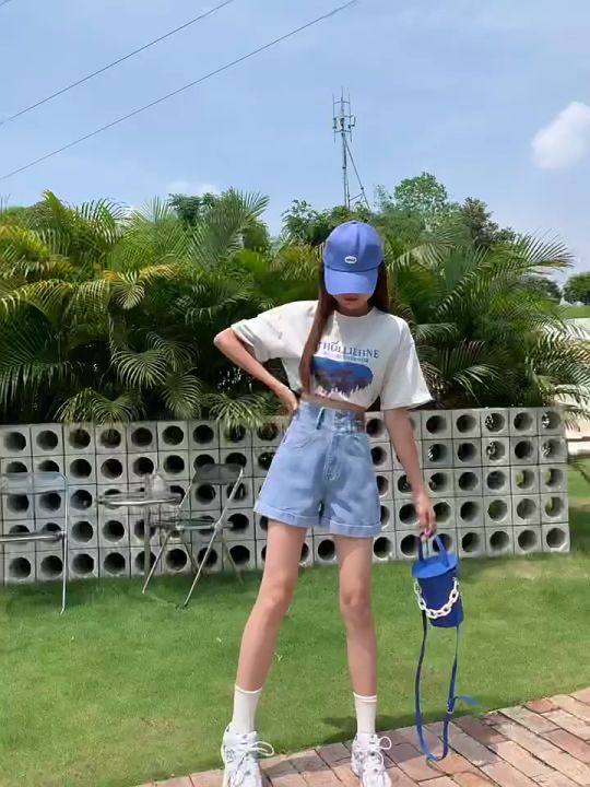 hot pants jeans wanita celana denim korean style jumbo short pants kekinian bigsize cewek fashion