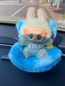 Labubu Car Seat Slide Track Doll Universal Air Outlet Safety Seat Car Interior Decoration Item Pull String Skateboard